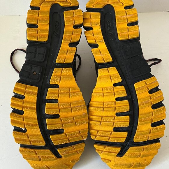 ASICS Gel-Scram Trail Running Shoes – Black/Red/Yellow – Men's Size 9.5 - Picture 4 of 5